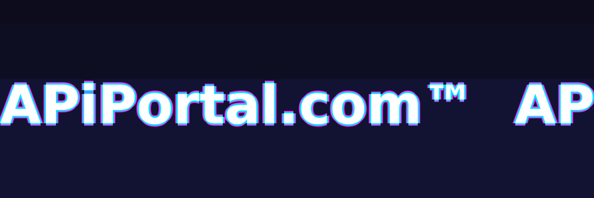 APiPortal.com animated hero 1200×400